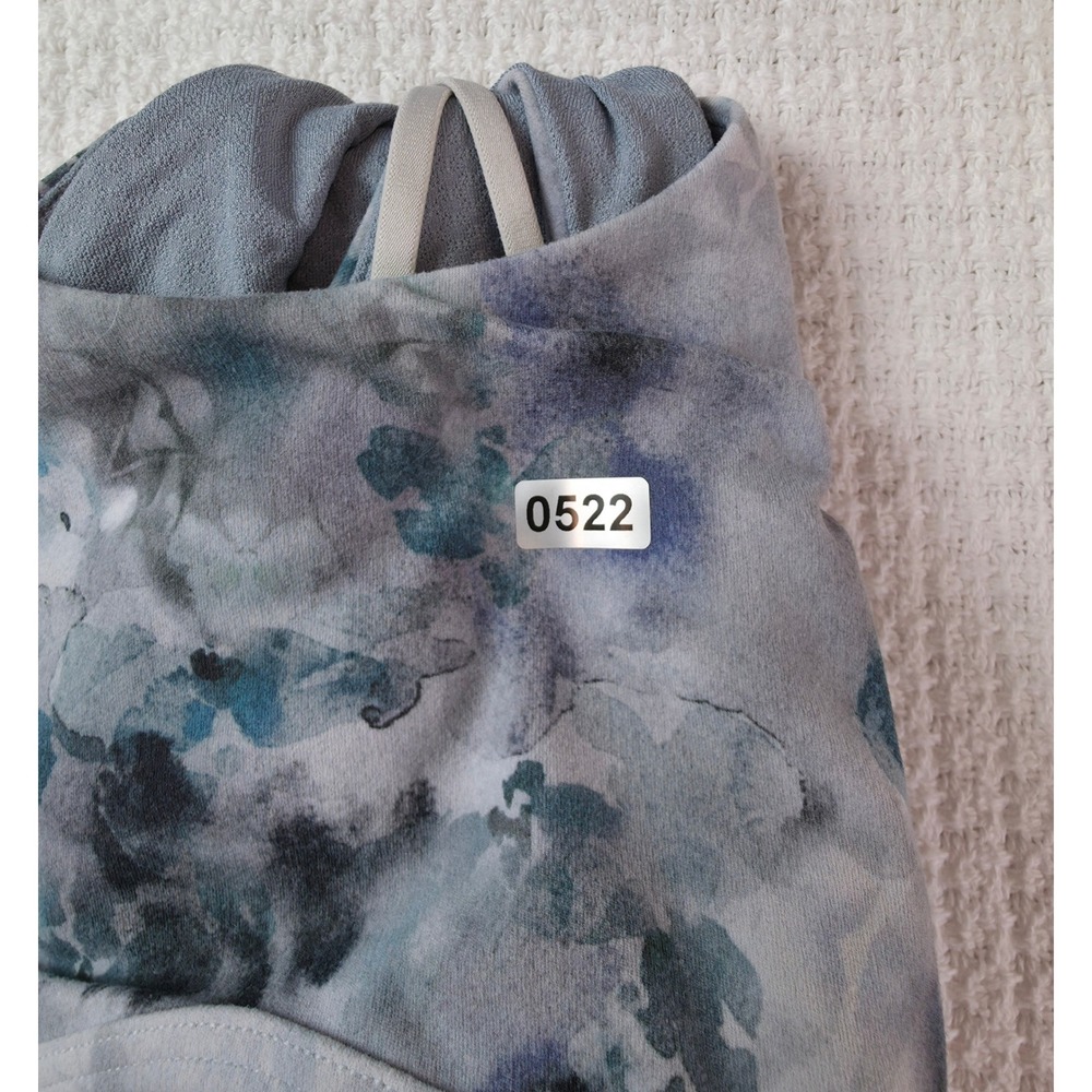 Lululemon Free To Be Wild Bra Womens Blue Floral Strappy Back Yoga No tag - Picture 7 of 7